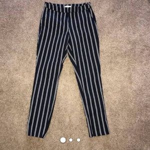 Stripped H&M Black/White Trousers 👻